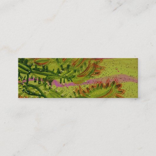 Carte De Visite Mini "Vent du désert" (Devant)