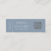 Carte De Visite Mini Ventilateur de boisson d'entreprise Logo Mini cart (Devant)