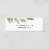 Carte De Visite Mini Verdure moderne (Devant)