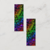 Carte De Visite Mini Verre de fierté (Devant / Derrière)