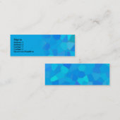 Carte De Visite Mini Verre givré (Devant / Derrière)