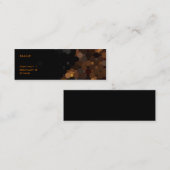 Carte De Visite Mini Verre souillé de cru (Devant / Derrière)