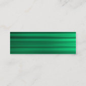 Carte De Visite Mini Vert brossé (Dos)