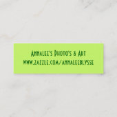 Carte De Visite Mini Vert Got Money? (Dos)