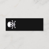 Carte de visite mini verticale Skull n Bones tout  (Devant)