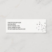 Carte De Visite Mini Vestiges d'oiseaux (Dos)