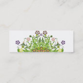 Carte De Visite Mini Vignes florales (Dos)