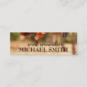 Carte De Visite Mini Vignoble / Sommelier de vin (Devant)