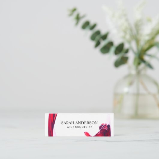 Carte De Visite Mini Vin (Debout devant)