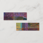 Carte De Visite Mini Violet (Devant / Derrière)