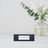 Carte De Visite Mini Violet en détresse (Debout devant)