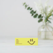 Carte De Visite Mini Visage heureux (Debout devant)