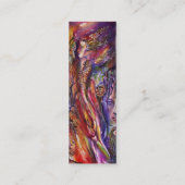 Carte De Visite Mini VIVIEN ET MERLIN Imaginaire rouge violet rose (Dos)