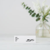 Carte De Visite Mini Voitures - course - maigres - customisé (Debout devant)