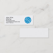 Carte De Visite Mini Volleyball (Devant / Derrière)