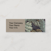 Carte De Visite Mini William Morris Acanthus Feuilles (Devant)