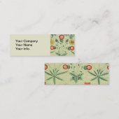 Carte De Visite Mini William Morris Daisy Floral Fond d'écran Motif (Devant / Derrière)