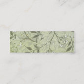 Carte De Visite Mini William Morris Jasmine Botanique (Dos)