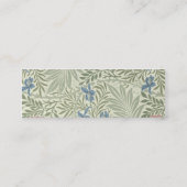 Carte De Visite Mini William Morris Larkspur Fond d'écran floral (Dos)
