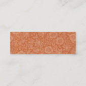 Carte De Visite Mini William Morris Mallow Fond d'écran floral (Dos)