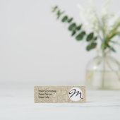 Carte De Visite Mini William Morris Marigold Motif de fleurs antiques (Debout devant)