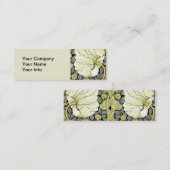 Carte De Visite Mini William Morris Pimpernel Fond d'écran floral (Devant / Derrière)