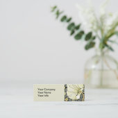 Carte De Visite Mini William Morris Pimpernel Fond d'écran floral (Debout devant)