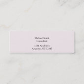 Carte De Visite Mini William Morris rose et lis (Dos)