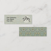 Carte De Visite Mini William Morris Spring Thicket : Floral antique (Devant / Derrière)