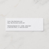 Carte De Visite Mini Writer Défini [comme vous] (Dos)