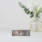 Carte De Visite Mini Yeux - maigres (Debout devant)