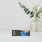 Carte De Visite Mini Yeux - maigres (Debout devant)