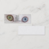 Carte De Visite Mini Yeux pour vous (Devant / Derrière)