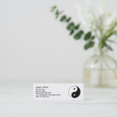 Carte De Visite Mini Yin Yang (Debout devant)
