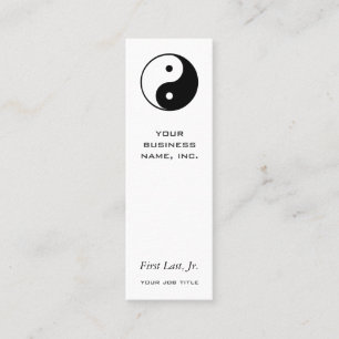Carte De Visite Mini Yin Yang