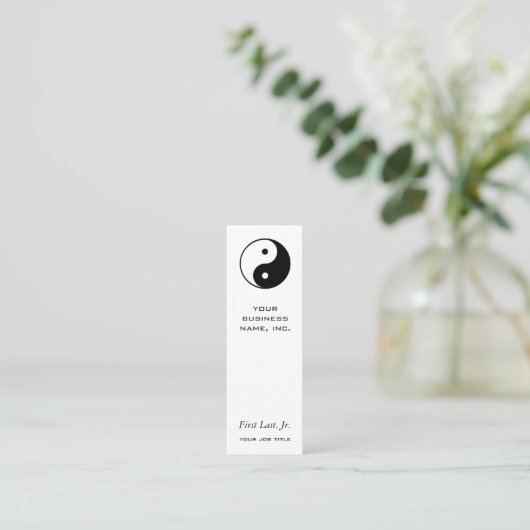 Carte De Visite Mini Yin Yang (Debout devant)