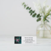 Carte De Visite Mini Yin Yang, ailes d'ange et coeur (Debout devant)