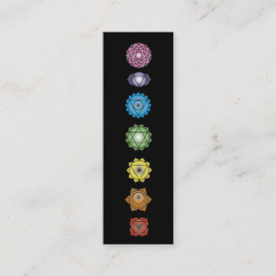 Carte De Visite Mini yoga chakras