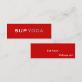 CARTE DE VISITE MINI YOGA DE PETITE GORGÉE (Devant / Derrière)