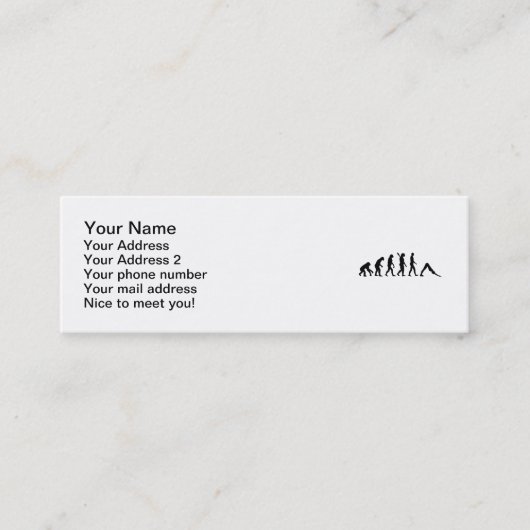 Carte De Visite Mini Yoga Pilates d'évolution (Devant)
