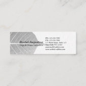 Carte De Visite Mini Yoga Reiki à une jambe King Pigeon Pose Aquarelle (Dos)