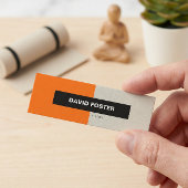 Carte De Visite Mini Yoga - Simple Élégant Élégant