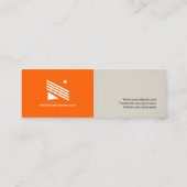 Carte De Visite Mini Yoga - Simple Élégant Stylé (Dos)