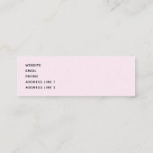 Carte De Visite Mini Yummy Ice Cream Trio Vibe été (Dos)