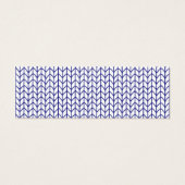 Carte de visite miniature BLUE LINE KNIT (Dos)