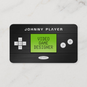 Carte De Visite Miniature de console de jeu vidéo