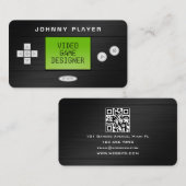 Carte De Visite Miniature de console de jeu vidéo (Devant / Derrière)