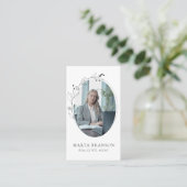 Carte De Visite Miniature de nettoyage minimum Immobilier professi (Debout devant)