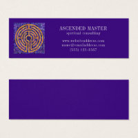 CARTE DE VISITE MINIATURE MOSAÏQUE LABYRINTHE - Vi