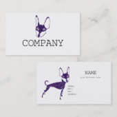 Carte De Visite miniature pinscher (Devant / Derrière)